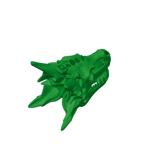 Shamosaurus Skull.3mf
