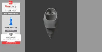 Shonisaurus Skull - Skull Replica STL