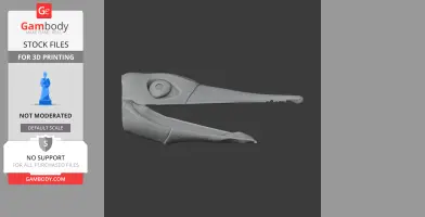 Shonisaurus Skull - Skull Replica STL