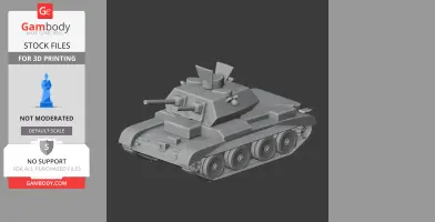Cruiser Mk IV A13 tank - Tank Model STL