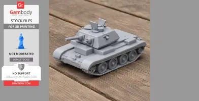 Cruiser Mk IV A13 tank - Tank Model STL