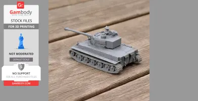 Cruiser Mk VIII Challenger - Tank Model STL