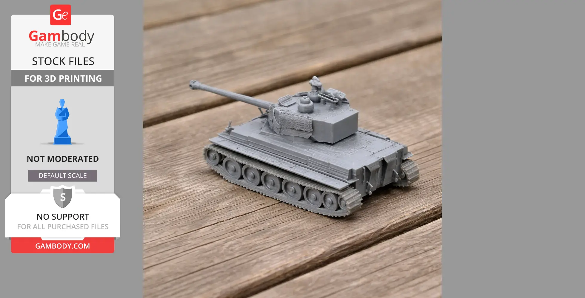 Cruiser Mk VIII Challenger - Tank Model STL