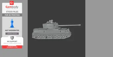 Cruiser Mk VIII Challenger - Tank Model STL