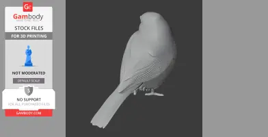 Azure tit - Prehistoric Animal STL