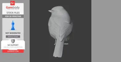 Azure tit - Prehistoric Animal STL