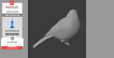 Azure tit - Prehistoric Animal STL