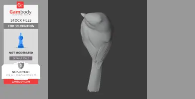 Azure tit - Prehistoric Animal STL