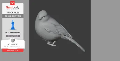 Azure tit - Prehistoric Animal STL
