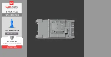 Crusader tank - Tank Model STL