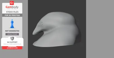 Azure-hooded jay - Prehistoric Animal STL