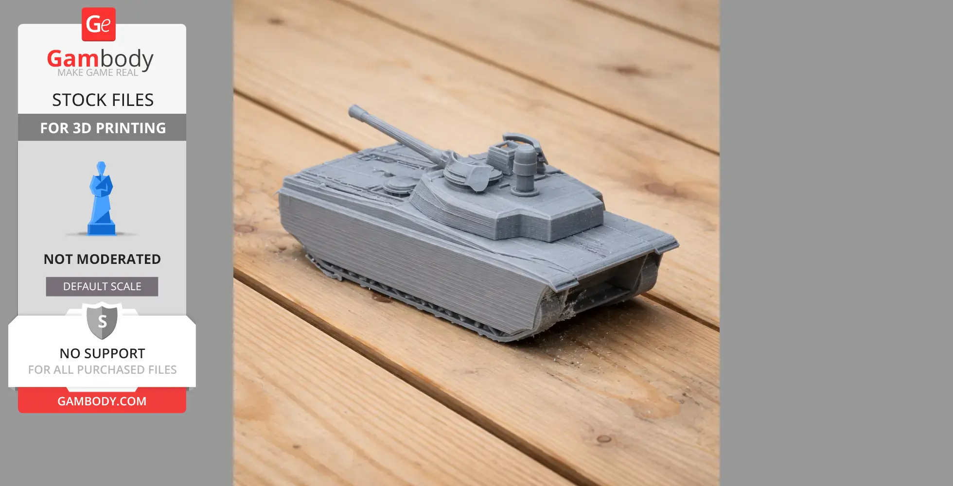 CV90 tank - Tank Model STL