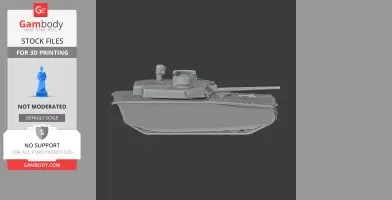CV90 tank - Tank Model STL
