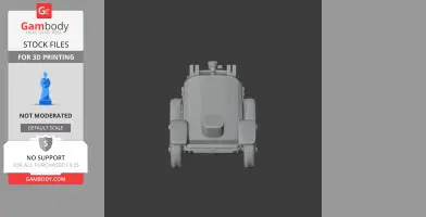 D-12 Armored car - Tank Model STL
