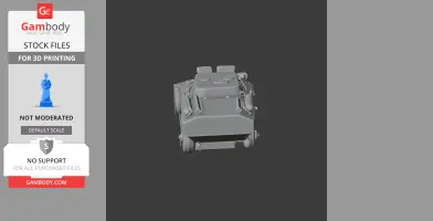 D-442 FUG - Tank Model STL