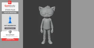Danny - Night in the Woods Figurine - Character Figure STL