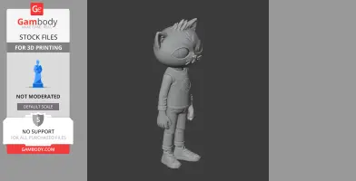 Danny - Night in the Woods Figurine - Character Figure STL