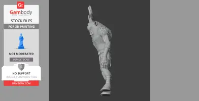 3D model of Deerclops character from Terraria, featuring a furry, one-eyed, monster-like figure.