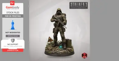 Zone Stalker - S.T.A.L.K.E.R. 2 - Character Figure STL