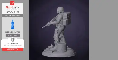 Zone Stalker - S.T.A.L.K.E.R. 2 - Character Figure STL