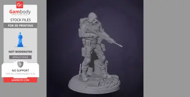 Zone Stalker - S.T.A.L.K.E.R. 2 - Character Figure STL