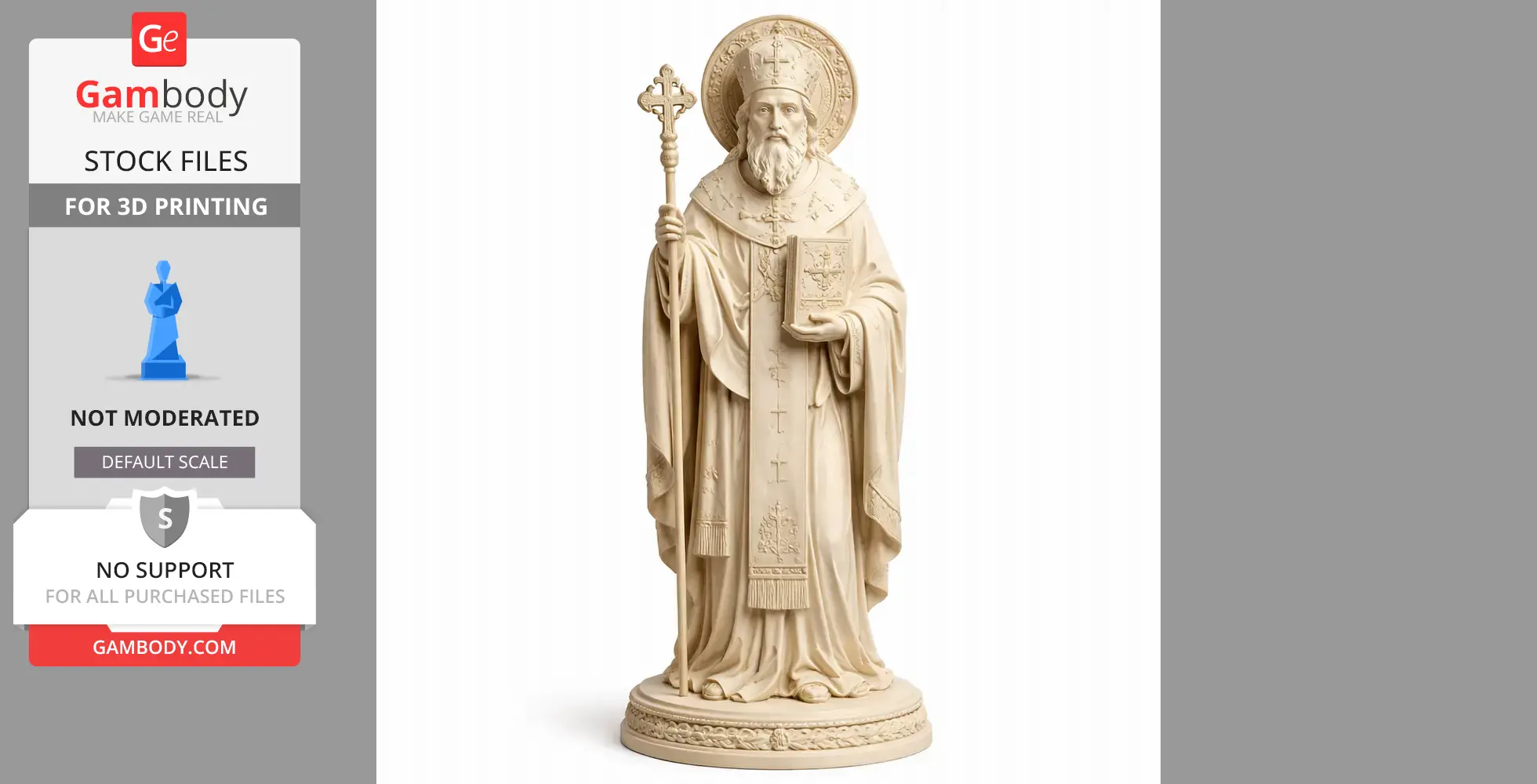 Saint Alexander of Constantinople - STL 3D Print