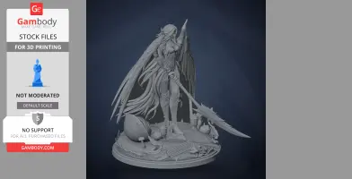 Sirene - Clair Obscur: Expedition 33 - Character Figure STL