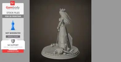 The Princess - Slay the Princess - Character Figure STL