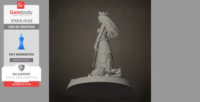 The Princess - Slay the Princess - Character Figure STL
