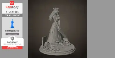The Princess - Slay the Princess - Character Figure STL