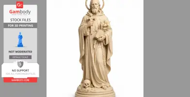 Saint Alexis Falconieri - Devotional Statue - STL 3D Print