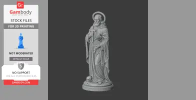 Saint Alexis Falconieri - Devotional Statue - STL 3D Print
