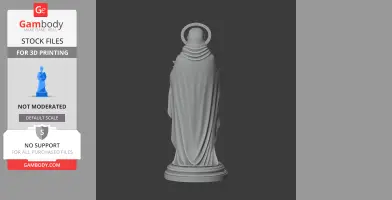Saint Alexis Falconieri - Devotional Statue - STL 3D Print