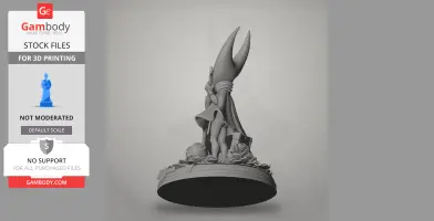 Sherma - Hollow Knight: Silksong - Character Figure STL
