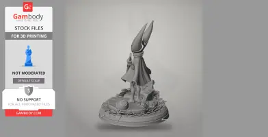Sherma - Hollow Knight: Silksong - Character Figure STL