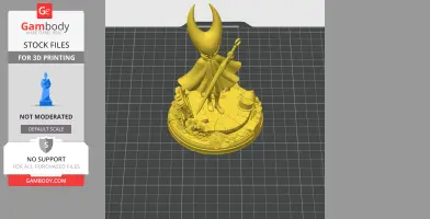 Sherma - Hollow Knight: Silksong - Character Figure STL