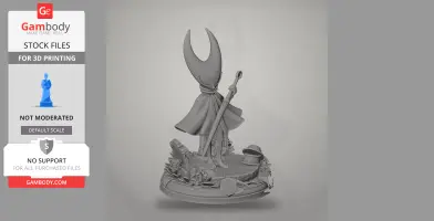 Sherma - Hollow Knight: Silksong - Character Figure STL