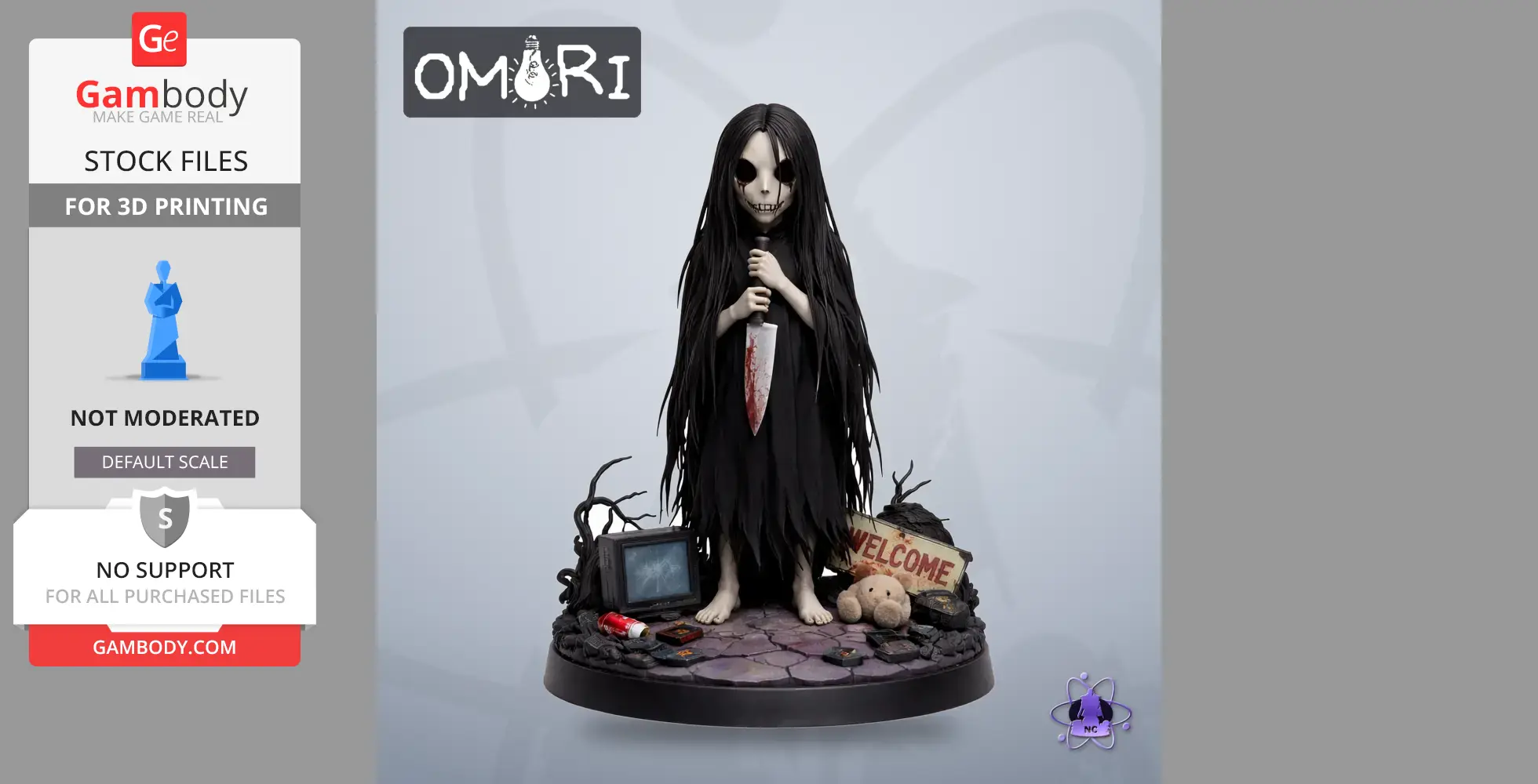 Something - Omori - Character Figure STL