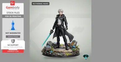 Rover - Wuthering Waves - Character Figure STL