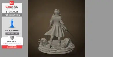 Rover - Wuthering Waves - Character Figure STL