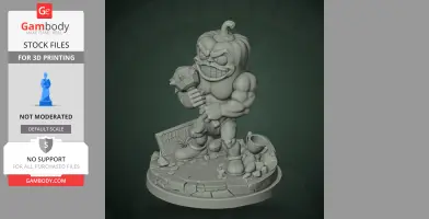 Pepperman - Pizza Tower - Character Figure STL