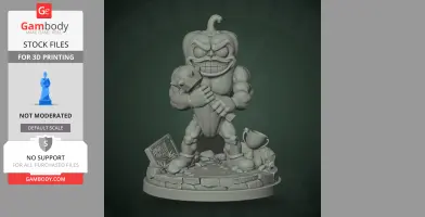Pepperman - Pizza Tower - Character Figure STL