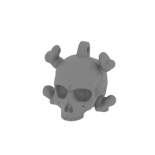 keychain_skull_and_crossbones.stl