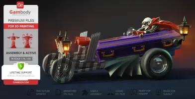 Vampire Hot Rod Kit 3D Printer Files | Assembly + Action