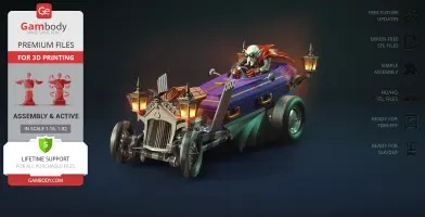 Vampire Hot Rod Kit 3D Printer Files | Assembly + Action