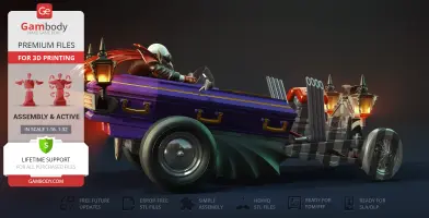 Vampire Hot Rod Kit 3D Printer Files | Assembly + Action
