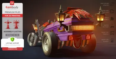 Vampire Hot Rod Kit 3D Printer Files | Assembly + Action