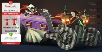 Vampire Hot Rod Kit 3D Printer Files | Assembly + Action