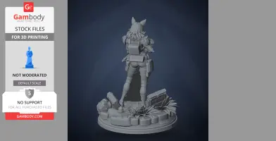 Alicia - Clair Obscur: Expedition 33 - Character Figure STL