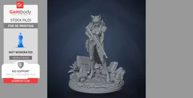 Alicia - Clair Obscur: Expedition 33 - Character Figure STL